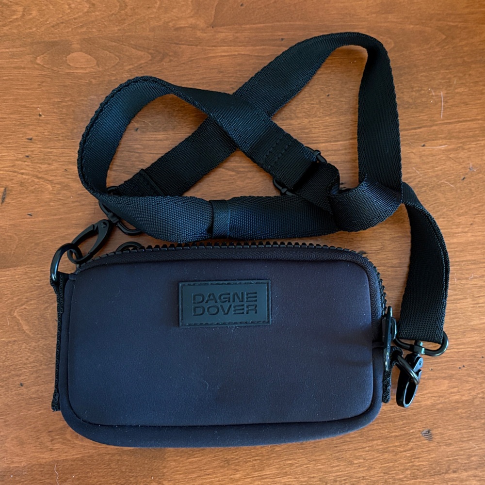 Dagne Dover Black Belt Bag
